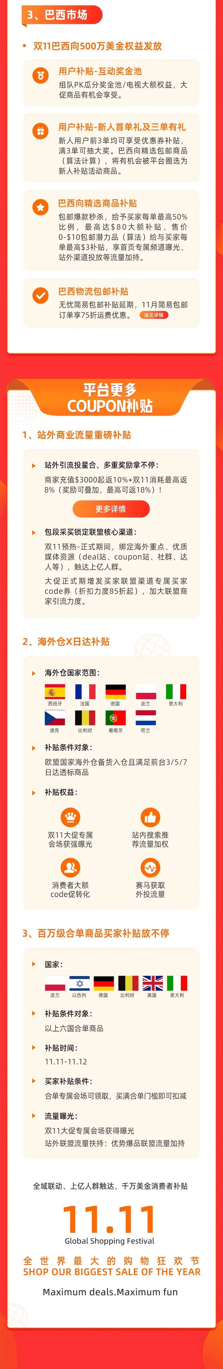 错过悔一年！一图带你一网打尽2021双11千万补贴