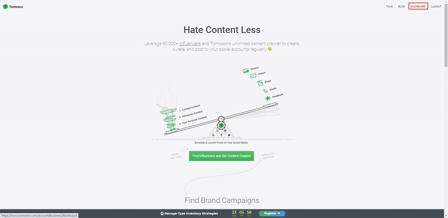 服务商角度浅谈《Tomoson》一个老牌网红营销网站