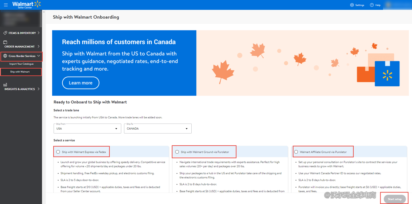 Ship with Walmart  (SWW) 指南
