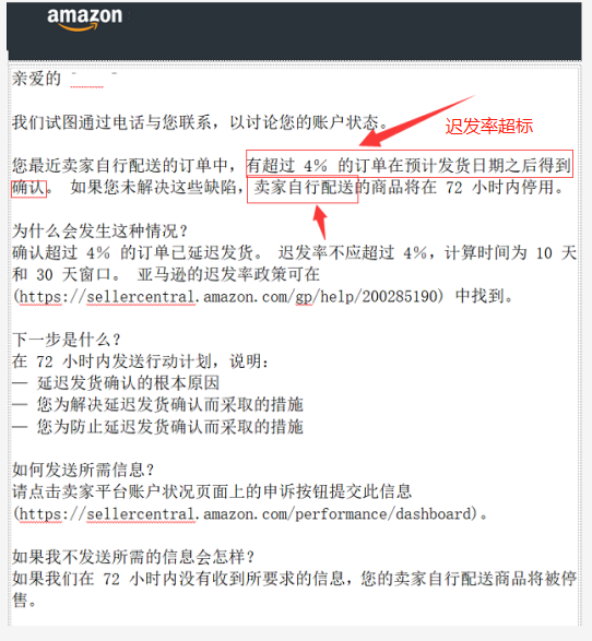 【亞馬遜】自發(fā)貨權(quán)限停用 —— 封店篇