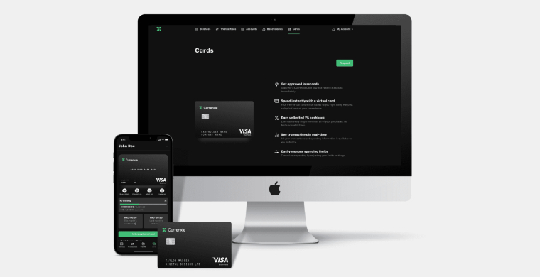 Currenxie Visa商务卡现已发行！