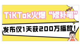 “家具修补笔”发布仅1天获200万播放！TikTok小众装修产品逐渐火爆！