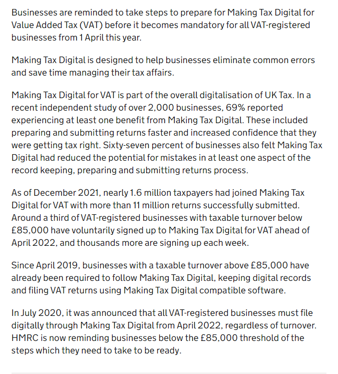 4月1号英国增值税数字化（MTD）即将到来，您准备好了吗？