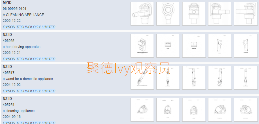 专利侵权!Dyson戴森的知识产权王国不是闹着玩的!
