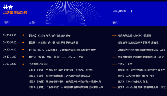 雨果大会重磅⑤：安克创新、小狗电器、谷歌、店匠等大咖齐聚，预判2022跨境电商新趋势