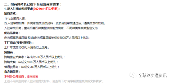 速卖通2022新开店入驻流程及费用