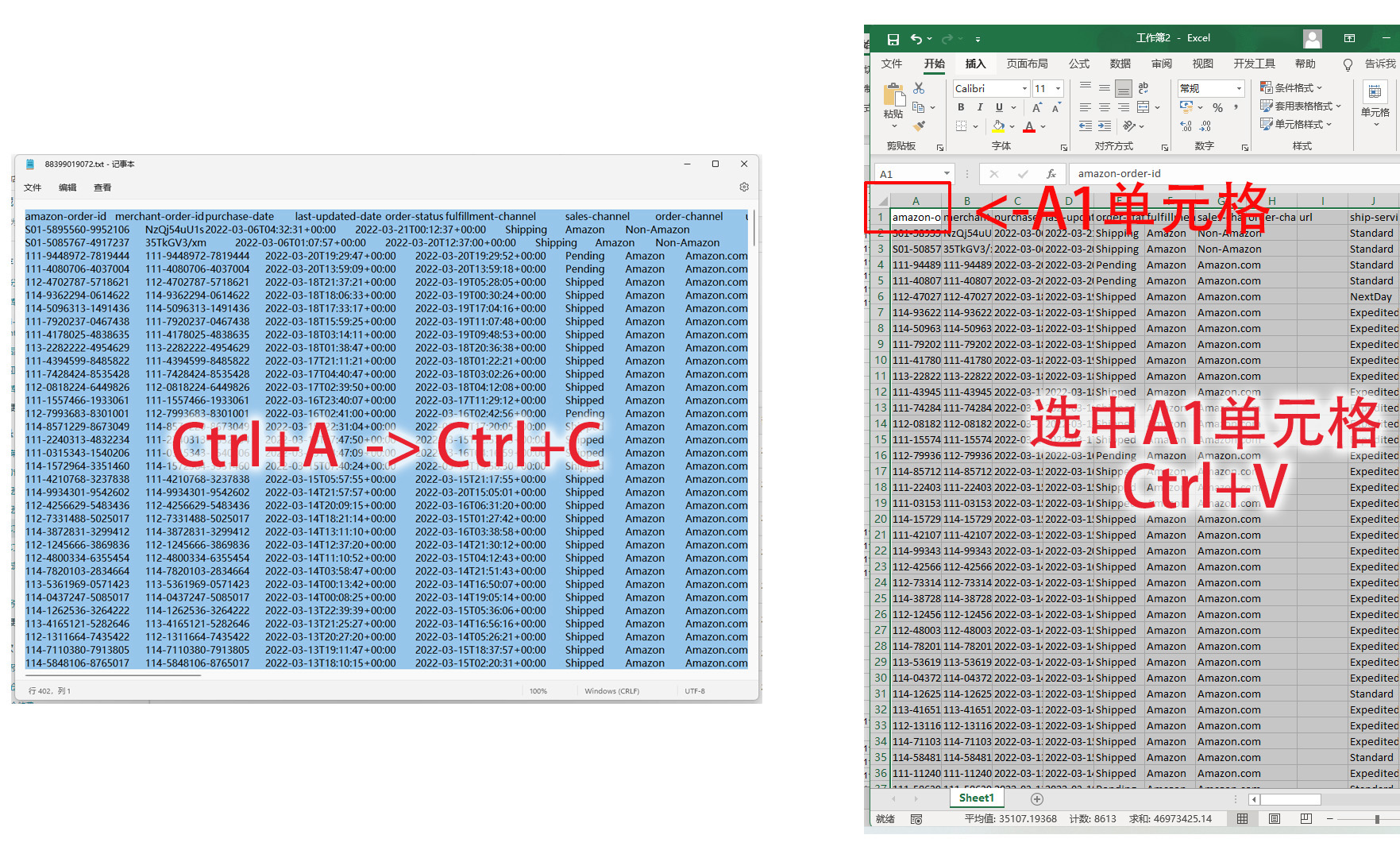 亚马逊 订单出单时间分布 分析教程