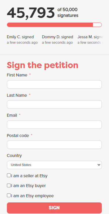 Etsy卖家罢工抗议成交费上涨！