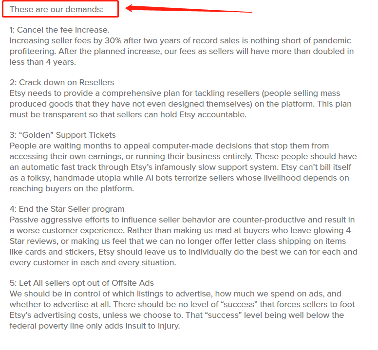 Etsy卖家罢工抗议成交费上涨！