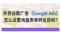 【Google Ads】外貿谷歌廣告怎么設置詢盤表單轉化目標？