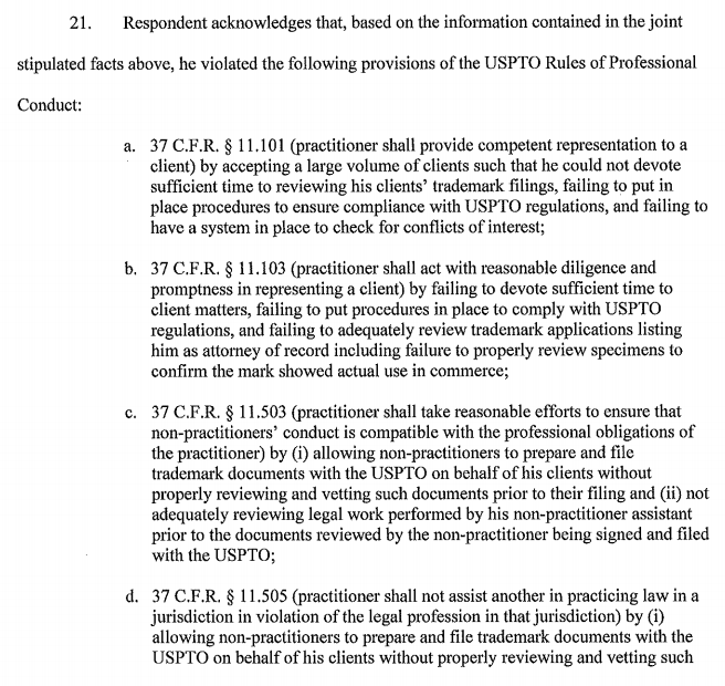 36000件美国商标代理律师违规操作，您申请注册的美标代理律师合规吗？