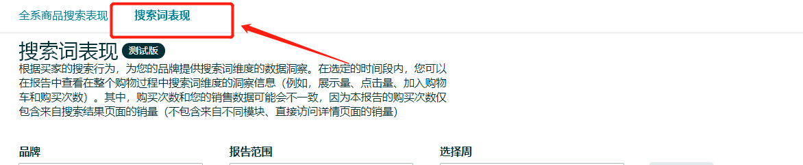 亚马逊最新工具-品牌搜索词表现报告保姆级教程