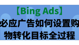【Bing Ads】必应广告如何设置购物转化目标全过程