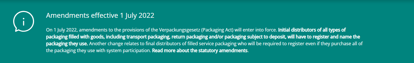 德国包装法规有更新！你们在亚马逊德国市场上投放包装了吗？