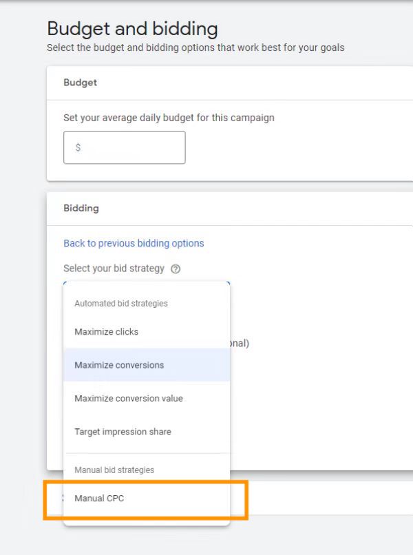 谷歌广告使用手动竞价策略时如何进行成本控制