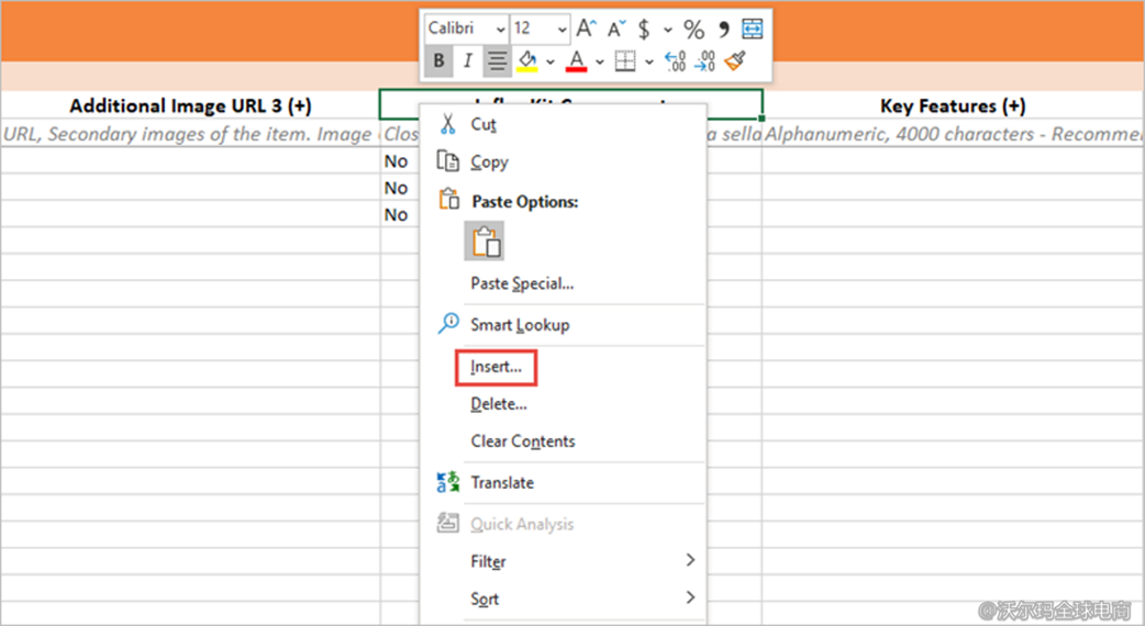 批量添加商品操作指引（Full Item Spec）