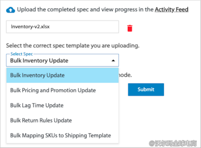 沃尔玛两日达计划商品创建指南