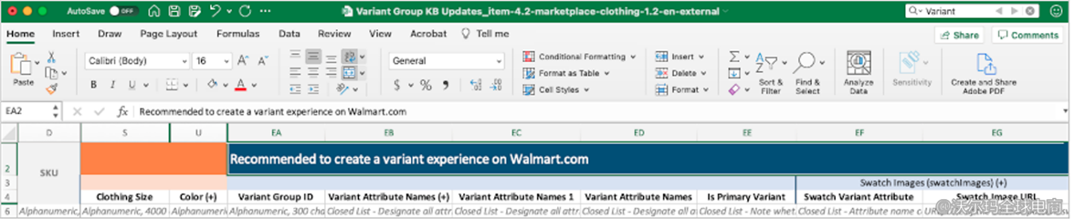卖家中心商品变体设置操作指引