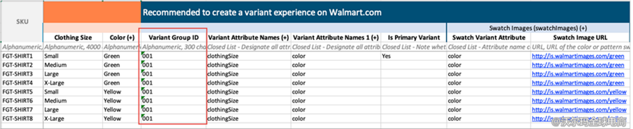 卖家中心商品变体设置操作指引