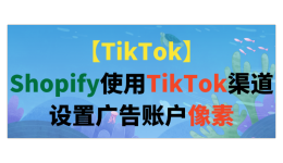 【TikTok】Shopify使用TikTok渠道设置广告账户像素