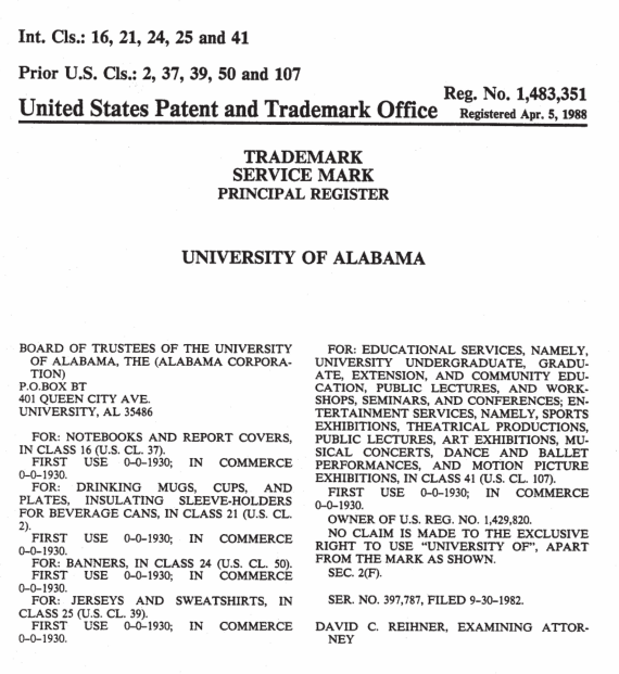 GBC在同一天代理7个品牌维权，4所大学和3个体育联赛