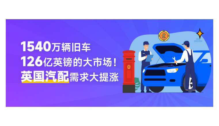 1540万辆旧车，126亿英镑的大市场！英国汽配需求大提涨