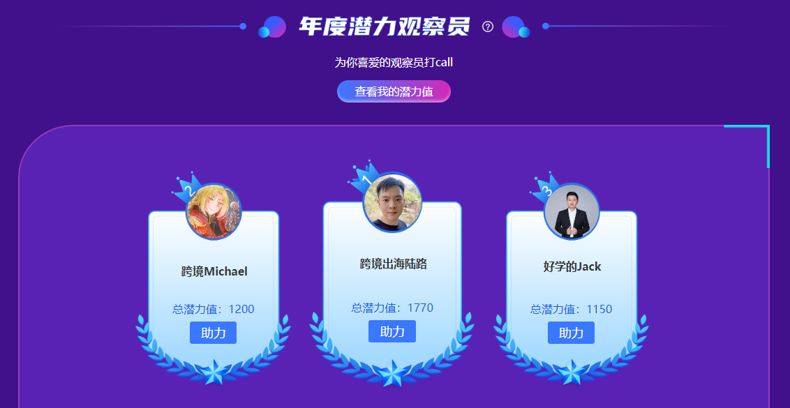 2022年度观察员评选“Next 因你不同”火热进行中，快@好友来投票抽奖吧！