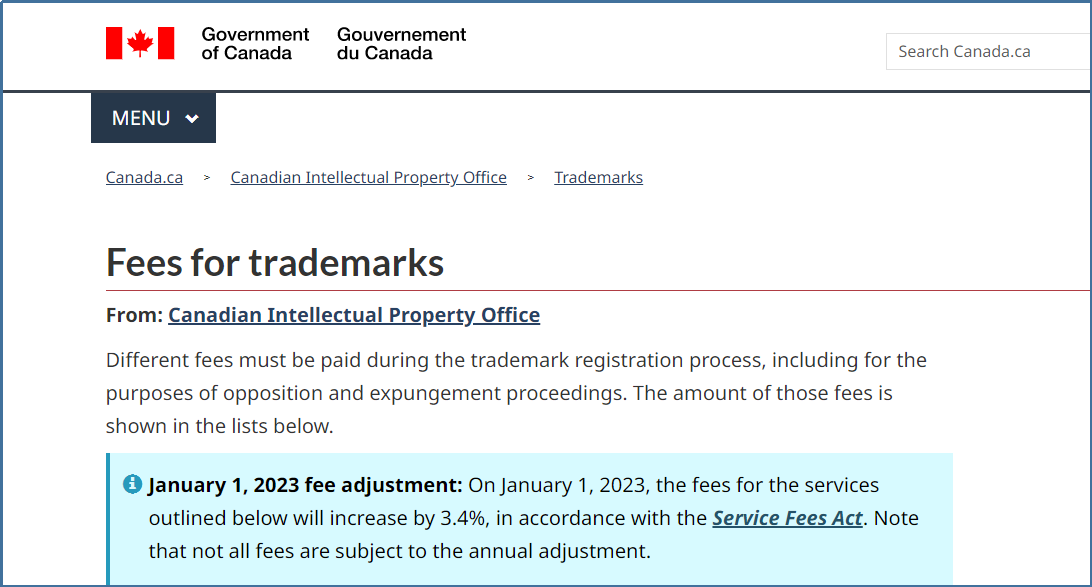 重要通知！加拿大知识产权局宣布官费上涨！