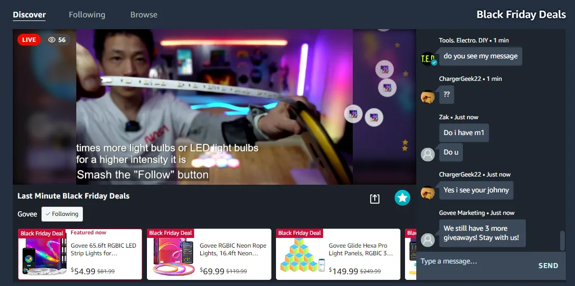 2022黑五网一增长背后:亚马逊直播的启示