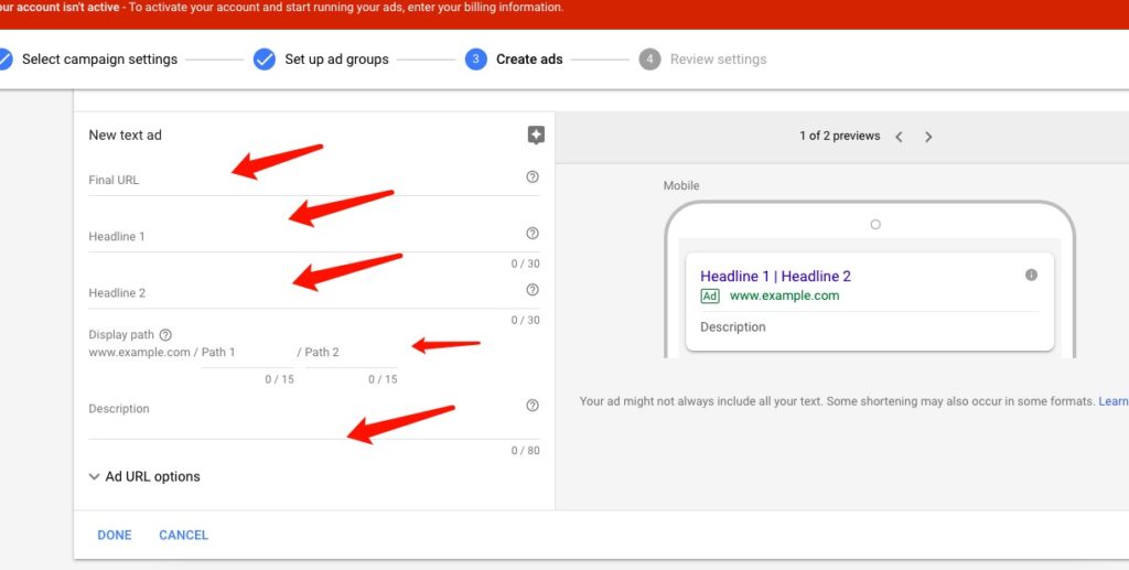 优化Google adwords账户-2-谷歌竞价广告的类型及投放过程详解