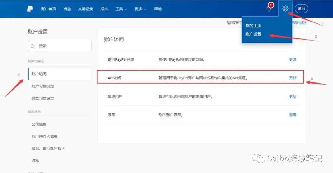 Paypal快捷支付API接口怎么获取？怎样设置才能正常收款？