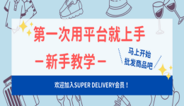 SUPER DELIVERY新手使用指南！