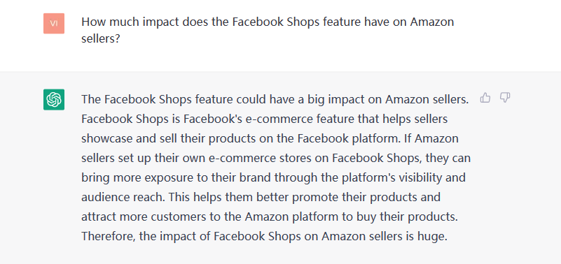 一路狂飙，ChatGPT如何看待Facebook推广以及Facebook广告