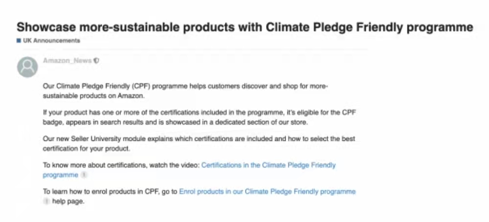 亚马逊：CPF计划有助提高卖家产品的曝光率，增加销售额