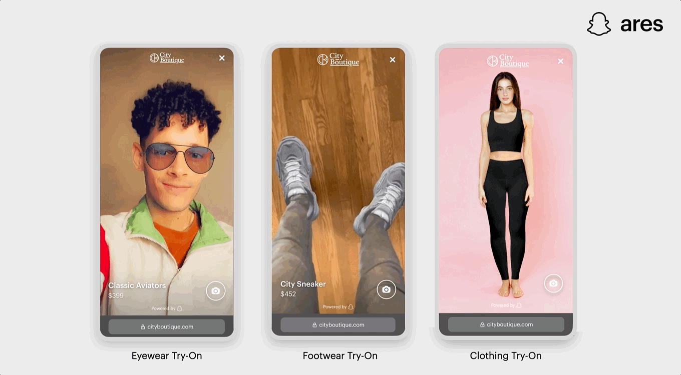 Snap 推出AR 企业服务（ARES），超过 300 家品牌接入