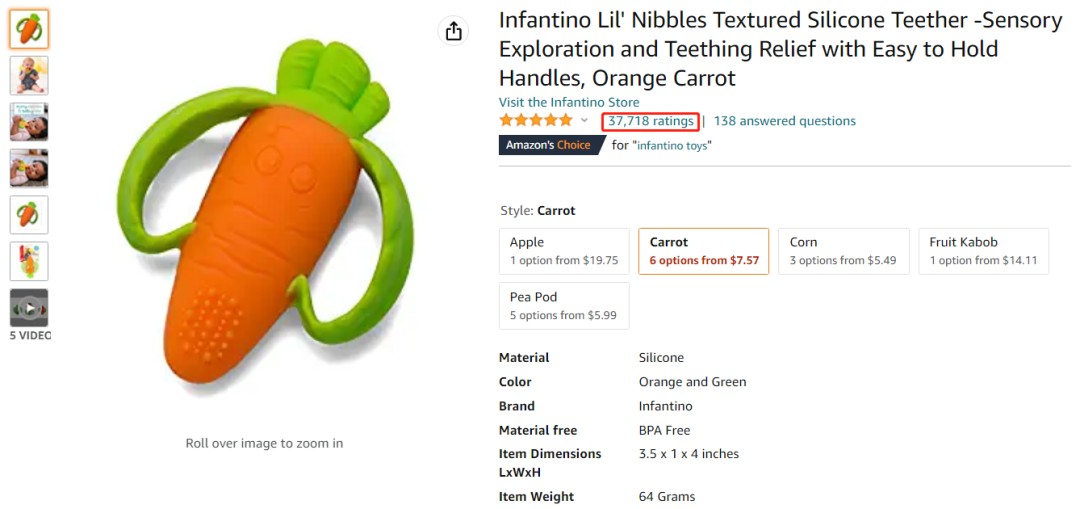 留评近4W？亚马逊热卖爆款婴儿用品大公开！