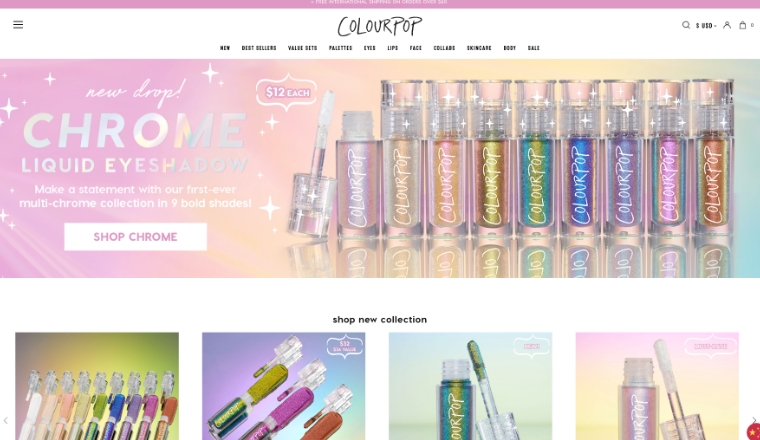 DTC独立站剖析 （一） ColourPop-海外美妆流量王