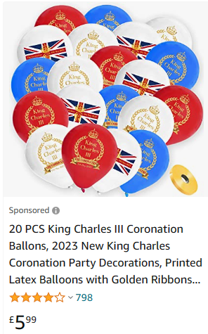 “国王经济”来了！国王加冕主题派对产品热度持续飙升