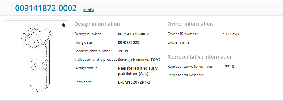 隐藏案件：拥有商标、版权、专利的ZipString绳子发射器玩具维权