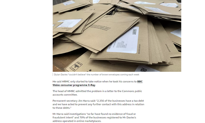 10000+中国公司涉嫌地址盗用，英国税局将再收紧英国VAT的注册！