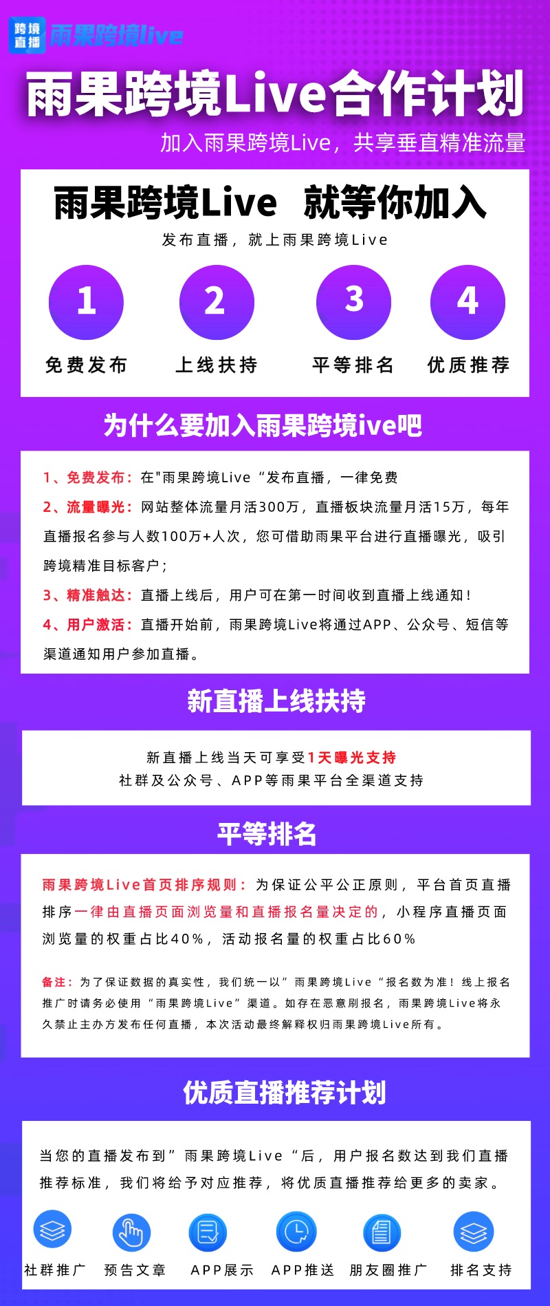 雨果跨境Live合作计划