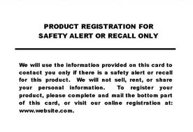 一文读懂耐用婴儿产品的消费者注册卡