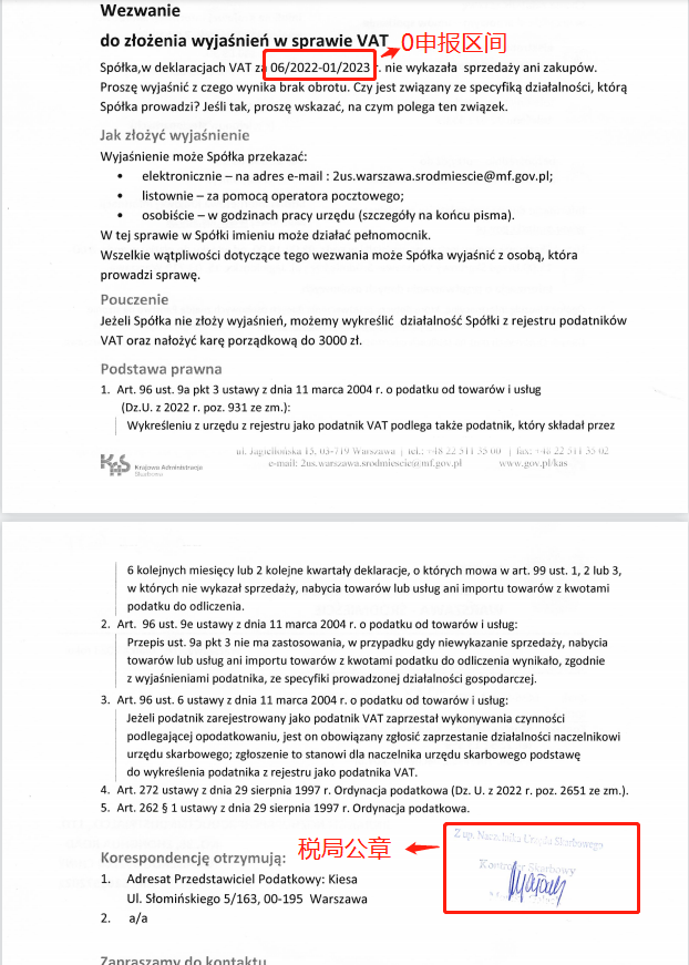 在波兰申报常见的来信,你知道几种?