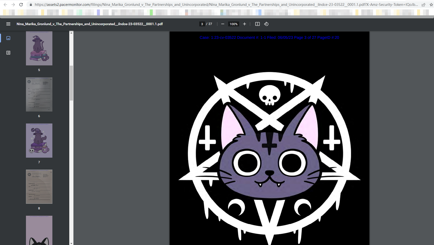 Keith律所新代理版权作品，13张偏紫色调的图案有侵权风险