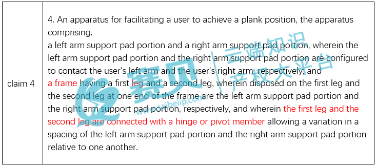 【深度好文】平板支撑训练器美国发明专利破解