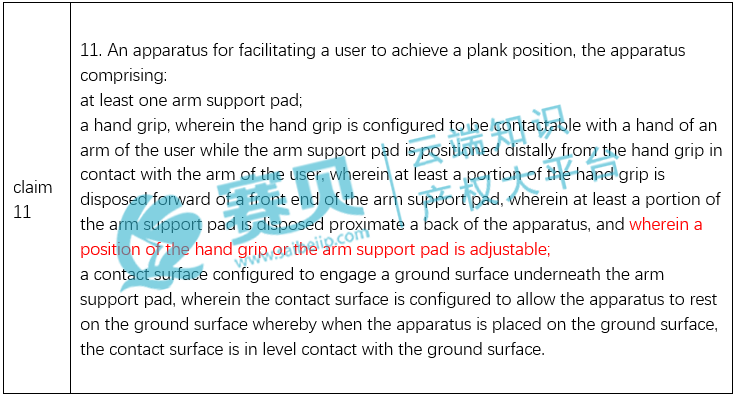 【深度好文】平板支撑训练器美国发明专利破解
