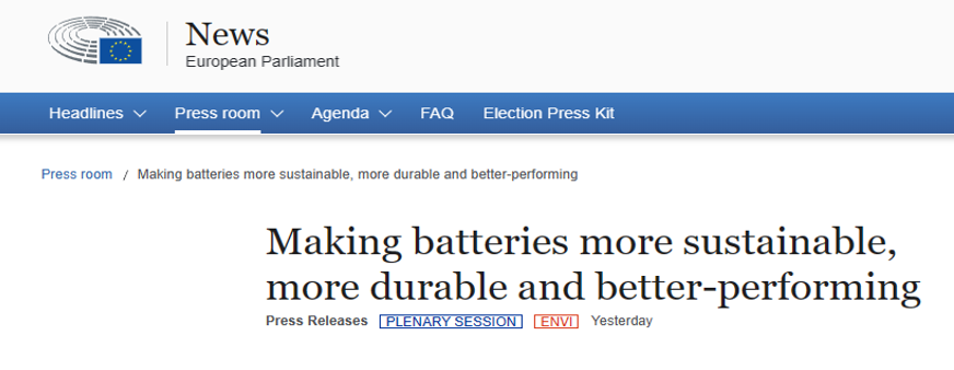 揭秘欧盟最新电池法规：公示碳足迹的意义与影响？