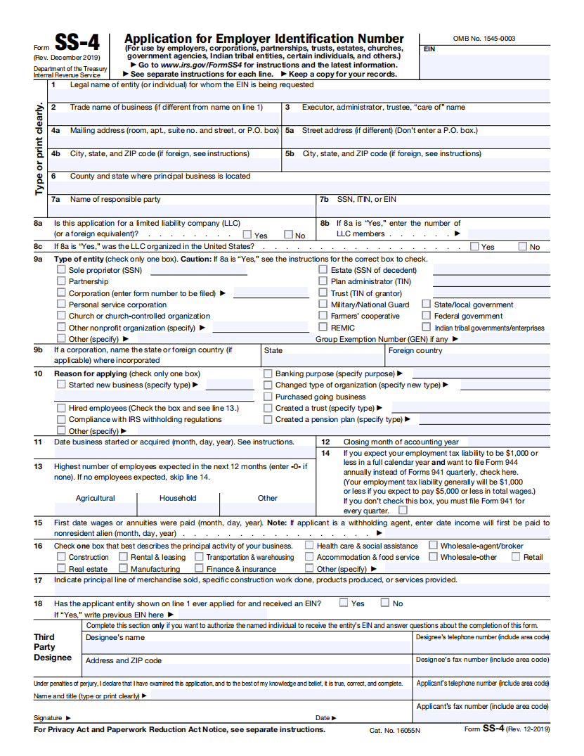 EIN？企业注册必备的编号，了解一下吧！