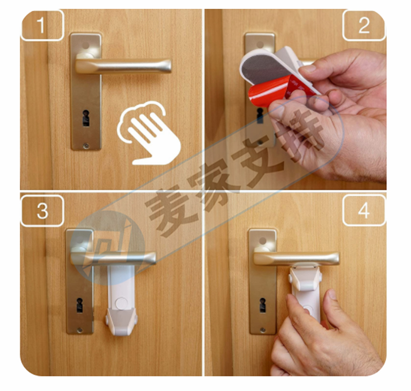 跨境侵权预警——防儿童门把锁、防宠物开门锁小心侵权美国专利