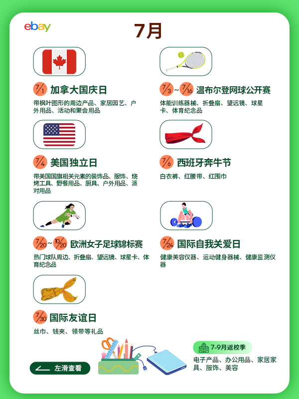 跨境人必看！2023 eBay营销日历，稳稳把握跨境商机
